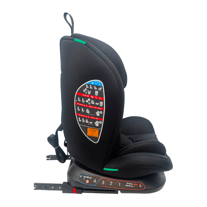 OG801A ECE R129 pre 40-150 cm kabriolet detská skupina 0 1 2 3 Obmedzenie autosedačky s izofixom